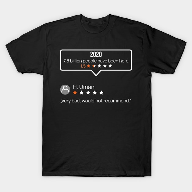 2020 would not recommend T-Shirt by SNZLER